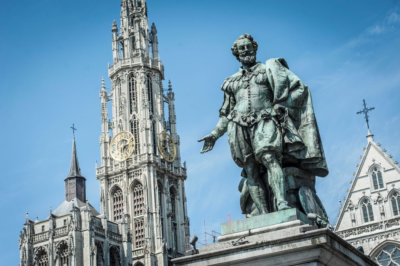 Antwerp Belgium statue